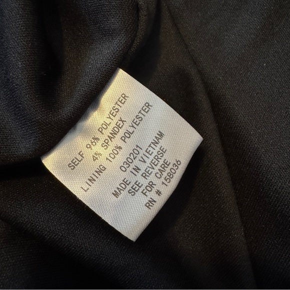 Birdy Grey XS Black Maxi Dress ~ Adjustable Tie Straps Front Slit Bridesmaid - Picture 10 of 10